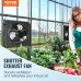 Zidni odsisni ventilator sa žaluzinom, EC motor s regulacijom brzine, promjer 40,6 cm, 2968 m³/h