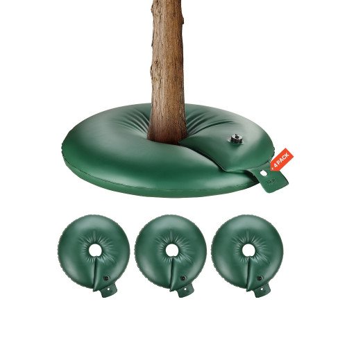 Prstenovi za zalijevanje drveća, 4 komada, 75,7 L, PVC 520 g/m², kapanje 6–9 sati
