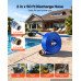 Plosnato PVC crijevo za ispust vode iz pumpe s brzim priključcima, promjer 51 mm, duljina 15,2 m