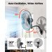 Zidni ventilator s oscilacijom 50 cm za radionicu i garažu, 3 brzine, do 4330 m³/h Zidni ventilator s oscilacijom 50 cm za radionicu i garažu, 3 brzine, do 4330 m³/h