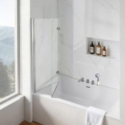 Sklopiva staklena vrata za kadu 120 × 140 cm, kaljeno staklo 6 mm, preklop 180° Sklopiva staklena vrata za kadu 120 × 140 cm, kaljeno staklo 6 mm, preklop 180°