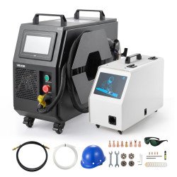 Laserski aparat za zavarivanje, rezanje i uklanjanje hrđe 4 u 1, 1200 W, zračno hlađenje, 230 V