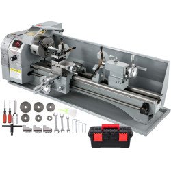 Tokarilica za metal za radionicu, 1,1 kW, od metala, 1100 W