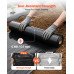 PE folija u roli za parnu branu i prekrivanje, 0,10 mm, 3,05 × 30,48 m (93 m²), crna