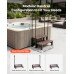 Stepenice za masažni bazen (hot tub), 2 stube s rukohvatom, čelik, nosivost 250 kg, širina 82 cm Stepenice za masažni bazen (hot tub), 2 stube s rukohvatom, čelik, nosivost 250 kg, širina 82 cm