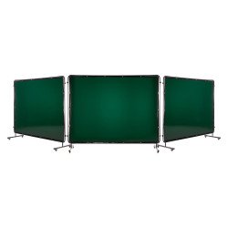 Zaštitni paravan za zavarivanje za radionicu, 1,7 × 2,3 m po komadu (ukupno 12,2 m²)