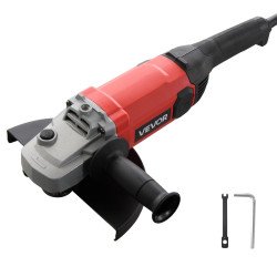 Kutna brusilica 230 mm, 2000 W, 6500 o/min, meki start i bočna ručka, ploča nije u kompletu