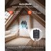 Solarni zabatni odsisni ventilator od plastike, promjer 30,5 cm, 2209 m³/h, solarni panel 50 W Solarni zabatni odsisni ventilator od plastike, promjer 30,5 cm, 2209 m³/h, solarni panel 50 W