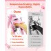 Dječji bicikl 14″ (35,6 cm) s pomoćnim kotačima, košarom i sjedalom za lutku, dob 3–5 godina, roza
