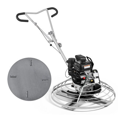 Benzinska gladilica za beton (helikopter), ploča 95 cm, motor Kohler 5,2 kW, 4 lopatice, nagib 0–18° Benzinska gladilica za beton (helikopter), ploča 95 cm, motor Kohler 5,2 kW, 4 lopatice, nagib 0–18°
