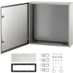 Elektro ormarić zaštićen od prašine i vode, od ugljičnog čelika, 61 × 61 × 20 cm Elektro ormarić zaštićen od prašine i vode, od ugljičnog čelika, 61 × 61 × 20 cm