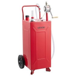 Kolica sa spremnikom za pretakanje goriva, 113,6 L, ručna pumpa, 2 kotača, crvena Kolica sa spremnikom za pretakanje goriva, 113,6 L, ručna pumpa, 2 kotača, crvena
