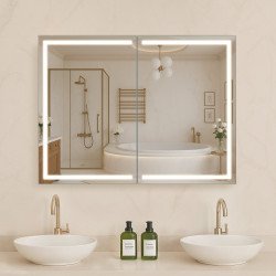 Ormarić s ogledalom za kupaonicu za zid, 60 × 80 cm Ormarić s ogledalom za kupaonicu za zid, 60 × 80 cm