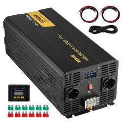 Pretvarač čistog sinusa za pretvorbu napona akumulatora u mrežni napon, 5000 W, 12 V