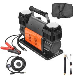 Pumpa za gume s manometrom za autoservis, 12 V, prijenosno, 300 l/min Pumpa za gume s manometrom za autoservis, 12 V, prijenosno, 300 l/min