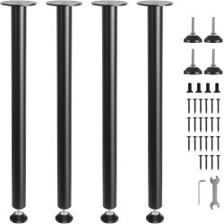 Nogice za stol, 4 komada u setu, nosivost 544 kg, od čelika, 71,1 cm Nogice za stol, 4 komada u setu, nosivost 544 kg, od čelika, 71,1 cm