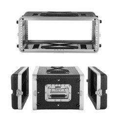 Rack kofer za prijevoz opreme, 4U, dubina 31 cm, ABS, skidljivi poklopci