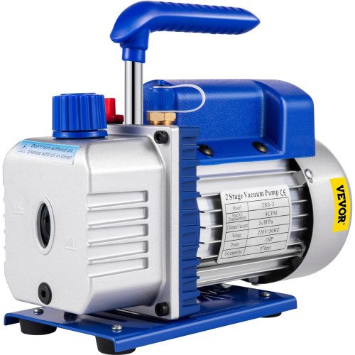 Vakuumska pumpa za klima uređaje i rashladne sustave, 255 L/min (9 CFM), 1 KS (746 W) Vakuumska pumpa za klima uređaje i rashladne sustave, 255 L/min (9 CFM), 1 KS (746 W)