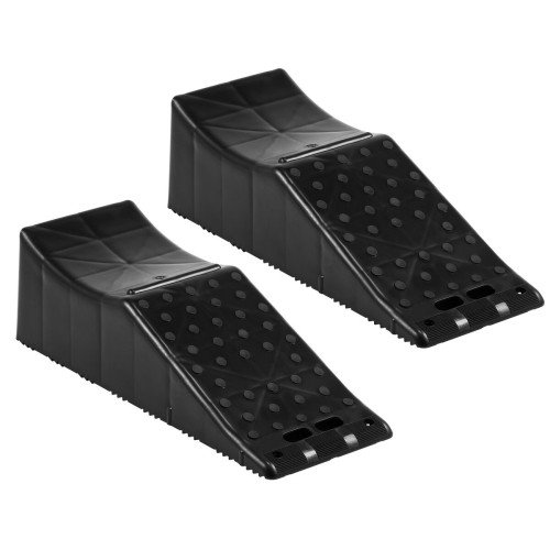 Rampe za kotače kamp-prikolice i kampera, 2 komada, visina podizanja 14 cm, 9 t po komadu Rampe za kotače kamp-prikolice i kampera, 2 komada, visina podizanja 14 cm, 9 t po komadu