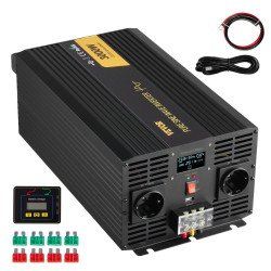Pretvarač čistog sinusa za pretvorbu napona akumulatora u mrežni napon, 3000 W, 24 V Pretvarač čistog sinusa za pretvorbu napona akumulatora u mrežni napon, 3000 W, 24 V