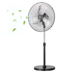 Stojeći ventilator na stalku 50,8 cm s oscilacijom 90°, 3 brzine, visina 110,5–138 cm