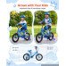 Dječji bicikl 14″ (35,6 cm) BMX stila s pomoćnim kotačima i držačem za piće, dob 3–5 godina, plavi