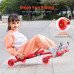 Dječje vozilo na pogon njihanjem (drift romobil), do 60 kg, s LED kotačima, crveno Dječje vozilo na pogon njihanjem (drift romobil), do 60 kg, s LED kotačima, crveno