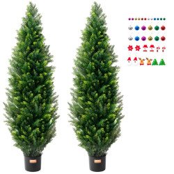 Umjetni cedar (ukrasno drvce), 2 komada u pakiranju, visina 152 cm Umjetni cedar (ukrasno drvce), 2 komada u pakiranju, visina 152 cm