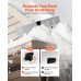 Grablja za snijeg s krova, lopatica 66 cm, aluminij, teleskopska ručka 1,42–6,06 m, kotačići
