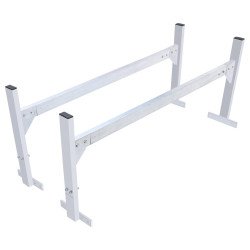 Krovni nosač za ljestve, nosivost 181 kg, od aluminija, podesivo Krovni nosač za ljestve, nosivost 181 kg, od aluminija, podesivo