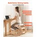 Ergonomska klečeća stolica bez naslona, drveni okvir, 82 × 54 × 55,5 cm, nosivost 120 kg, bež Ergonomska klečeća stolica bez naslona, drveni okvir, 82 × 54 × 55,5 cm, nosivost 120 kg, bež