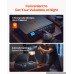 Sef za 2 pištolja i 2 spremnika s otiskom prsta, Bluetoothom, šifrom i ključem, LED rasvjeta, crni