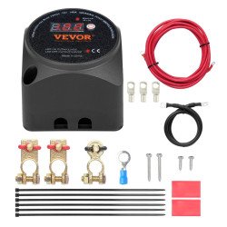 Relej za drugi akumulator, 12 V, komplet 140 A, izolator dvostrukog akumulatora Relej za drugi akumulator, 12 V, komplet 140 A, izolator dvostrukog akumulatora