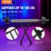 Sklopivi DJ stol za laptop i kontroler, podesiv po visini 46–85 cm, nosivosti 81 kg Sklopivi DJ stol za laptop i kontroler, podesiv po visini 46–85 cm, nosivosti 81 kg