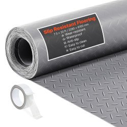 Podna obloga za garažu u roli, 2,3 × 6,1 m (13,9 m²) (2)