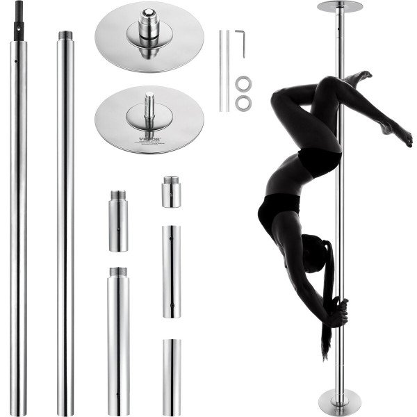 Šipka za pole dance kod kuće: statička ili okretna, 40 ili 45 mm i koliko visok strop treba