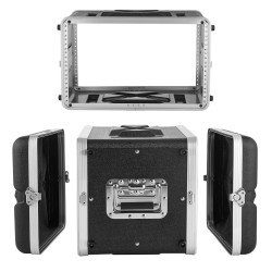Rack kofer za prijevoz opreme, 6U, dubina 31 cm, ABS, skidljivi poklopci