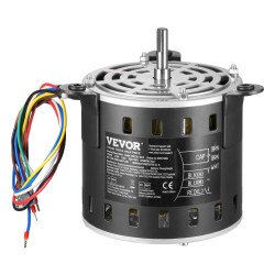 Motor ventilatora za toplozračnu peć, s kondenzatorom, 220 V, 1250 o/min, 2 A, 3 brzine