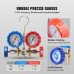 Set manometara za servis klime, 3-putni, za R134a i R22, crijeva 152 cm, do 34,5 bar Set manometara za servis klime, 3-putni, za R134a i R22, crijeva 152 cm, do 34,5 bar