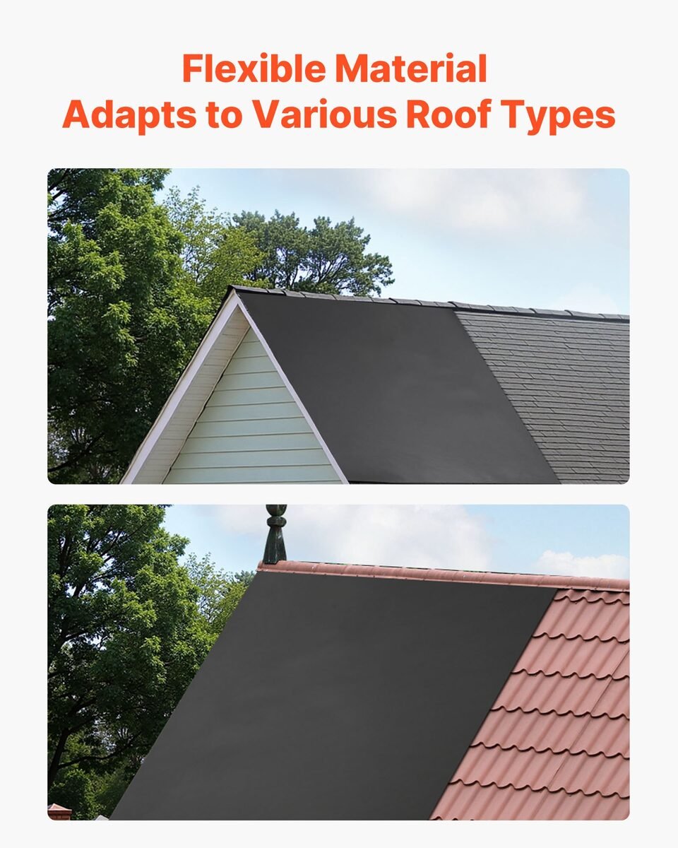 EPDM membrana na dvostrešnom krovu i krovu s crijepom